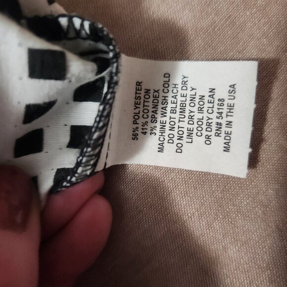 Elliott Lauren sleeveless black and white dress - Picture 6 of 6